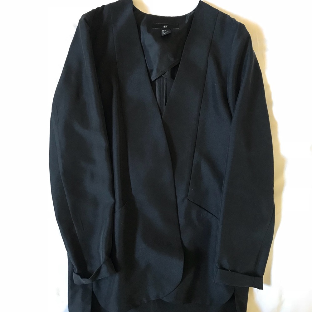 H&M Dark Gray Blazer Size 6